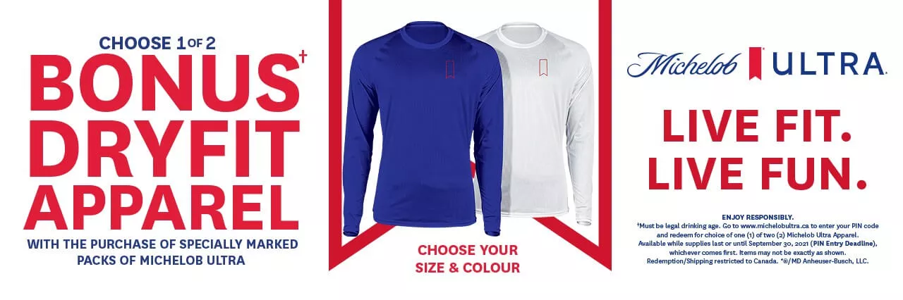 Michelob ultra dry fit shirt outlet